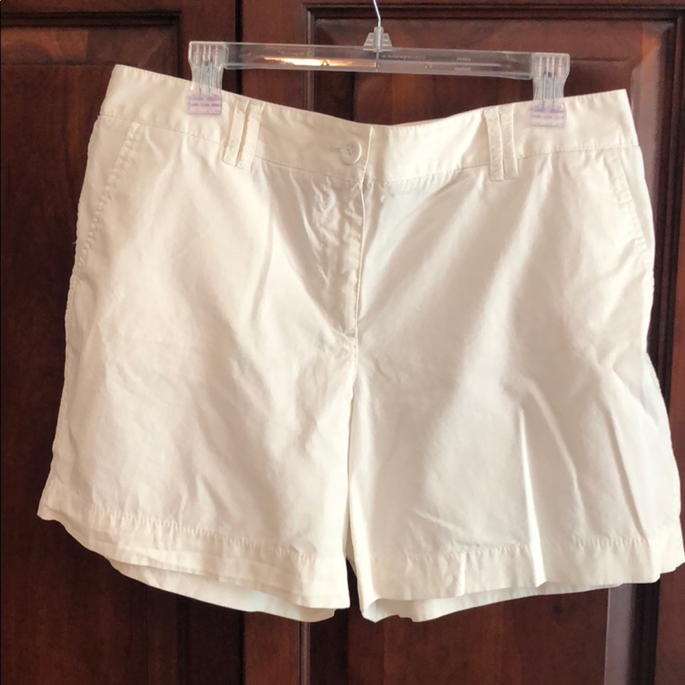Loft White Shorts